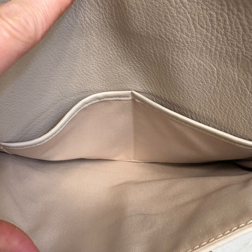 Levenger white leather messenger briefcase laptop bag - Picture 16 of 16